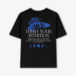 CAMISETA KAOTIKO EYE TRUST YOUR INTUITION BLACK