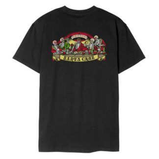 CAMISETA SANTA CRUZ GUZMAN DEAD DINERS NEGRA